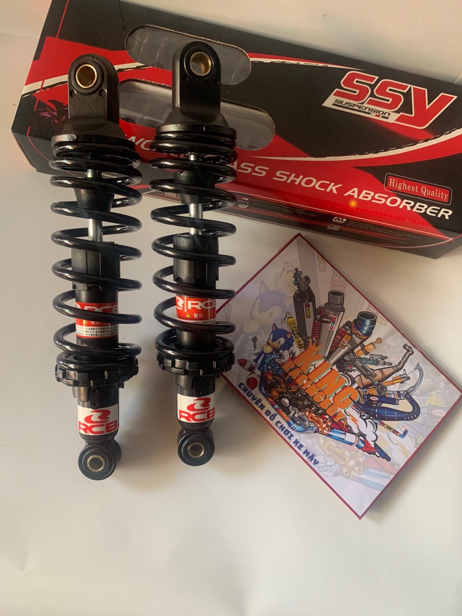 Phuộc RCB gắn xe Wave Dream Cub Sym Ex50 gian hàng uy tín chất lượng