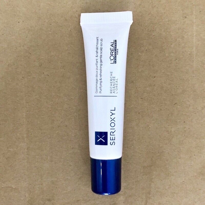 Tuýp dưỡng chất tẩy tế bào chết L'oreal Serioxyl Glycolic Scalp Cleansing Treatment 15ml