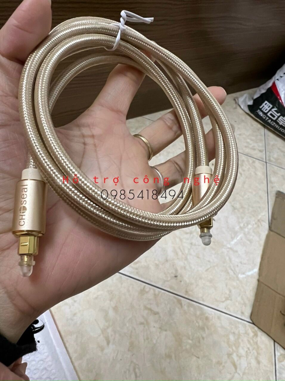 Dây quang audio optical chính hãng choseal