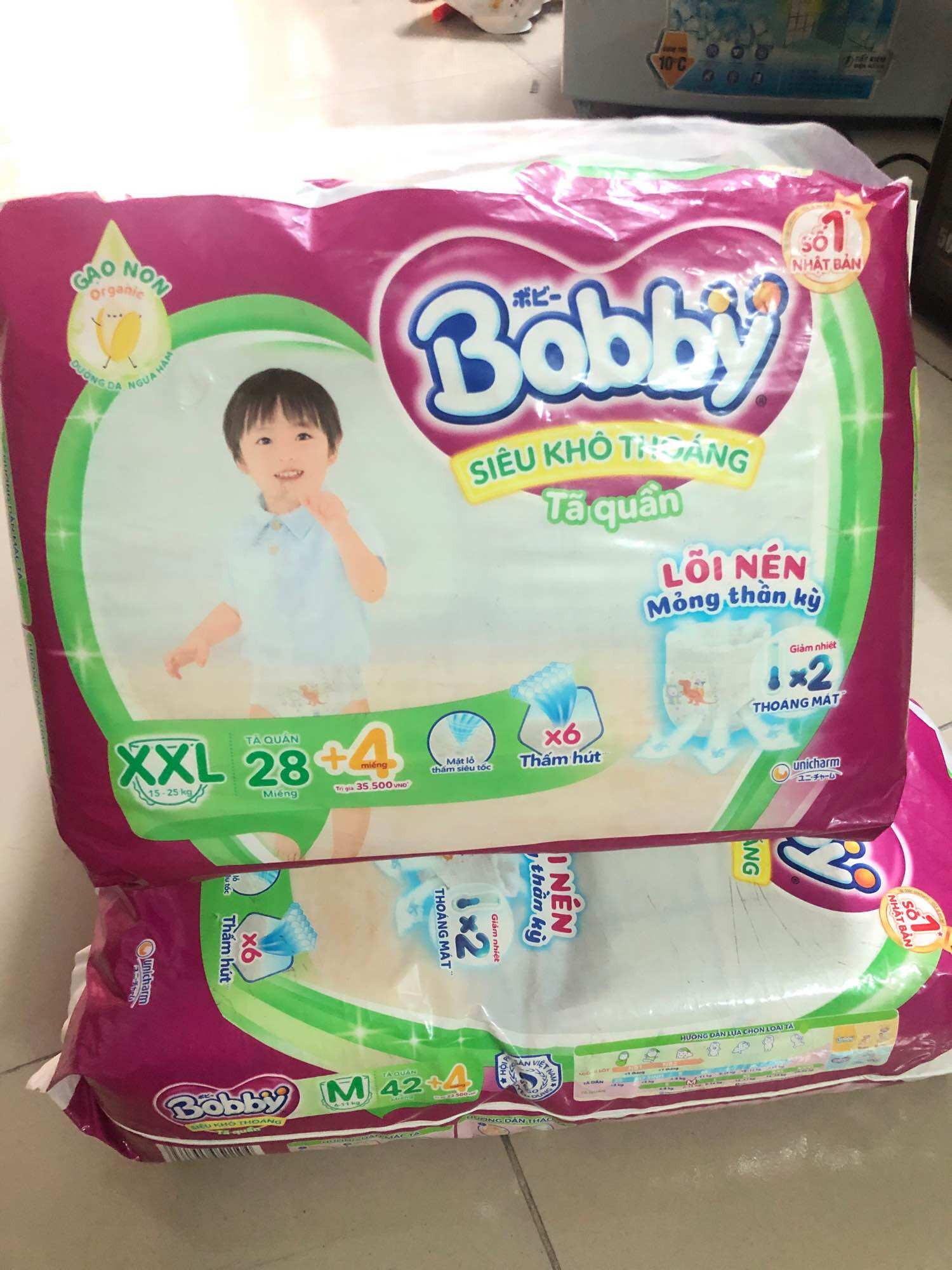 Tã bobby size xxl28+4