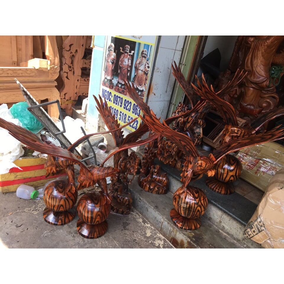 Đại bàng gỗ cao 50cm