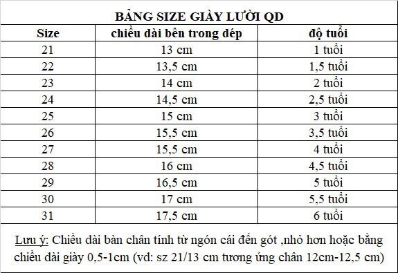 giày thể thao siêu nhẹ mềm êm bé trai gái