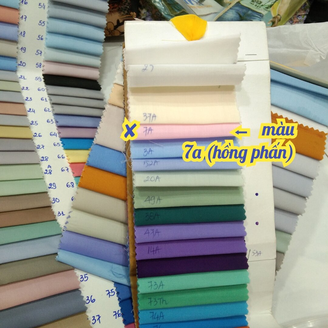 Vải Kate Silk Màu Hồng Phấn Loại Đẹp [Mã Màu #7A]