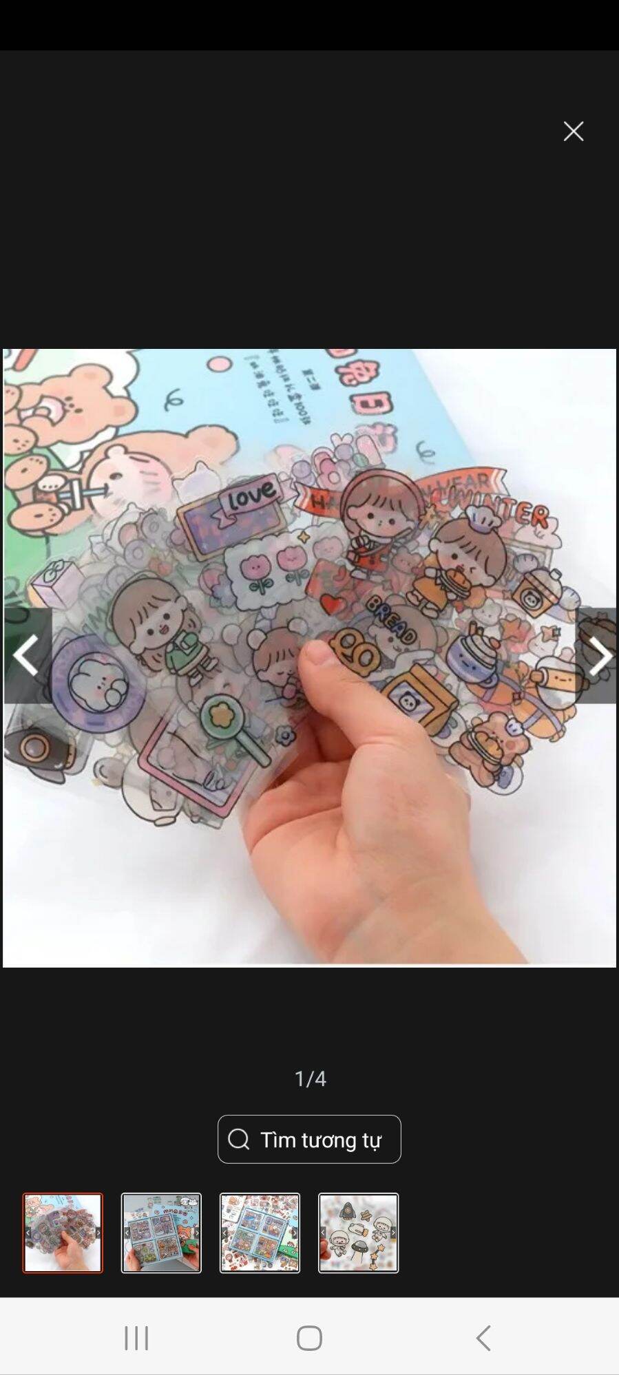 set 20 tấm sticker cute