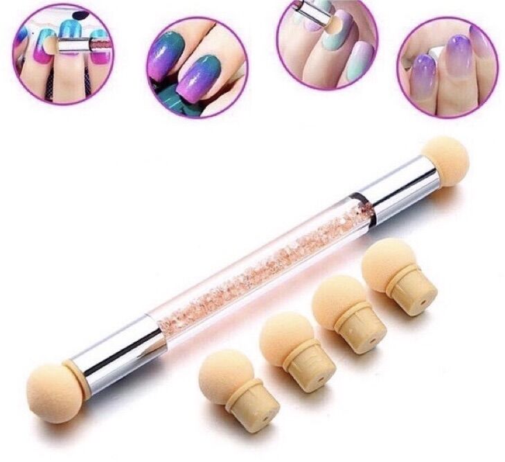 Mút dặm móng ombre, cọ mút dặm móng
