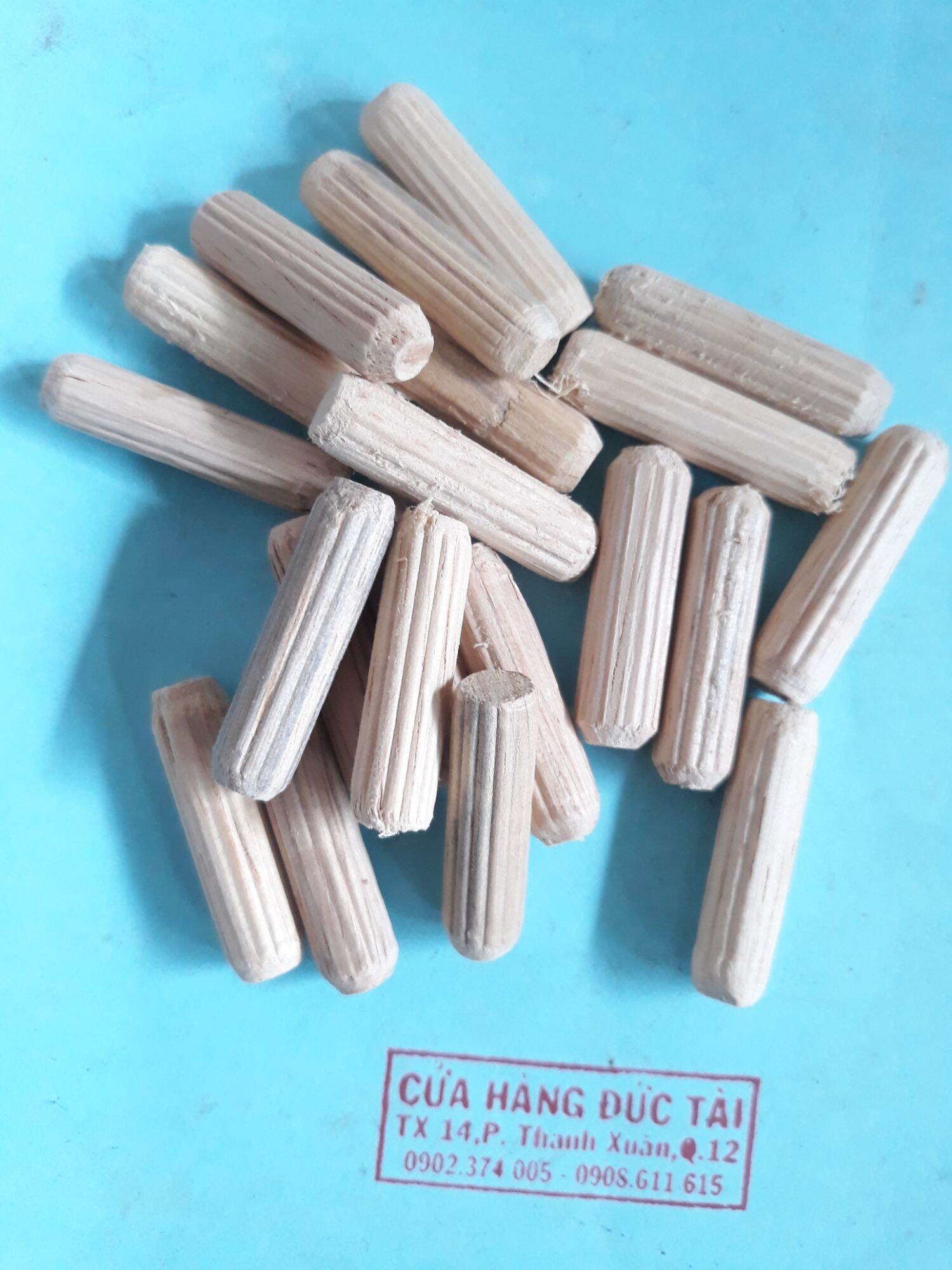 [HCM] Chốt gỗ 8mm 100gram khoảng 100 con