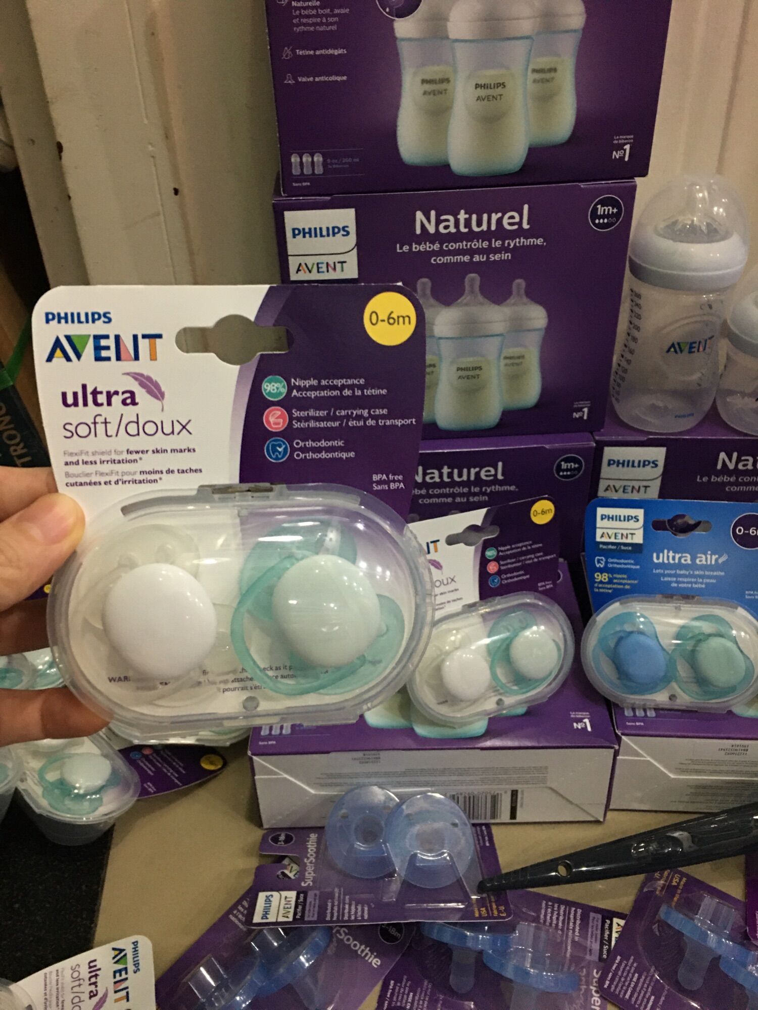 Ti ngậm avent 0-6m [ chính hãng ]