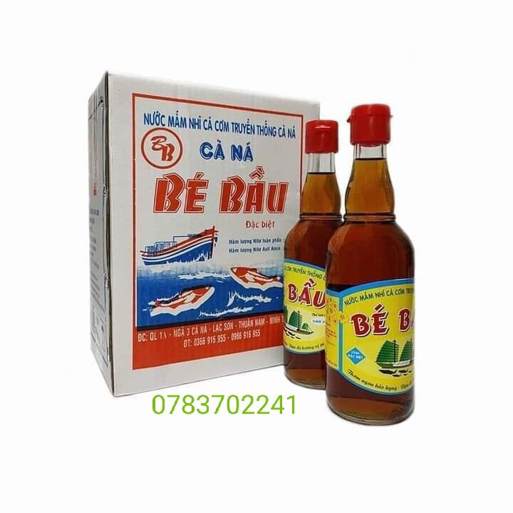 3 chai Nước Mắm Bé Bầu loại đặc biệt (500ml/chai)