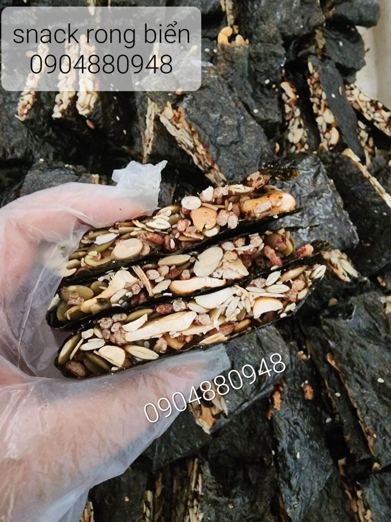 Snack rong biển kẹp hạt - 200gr