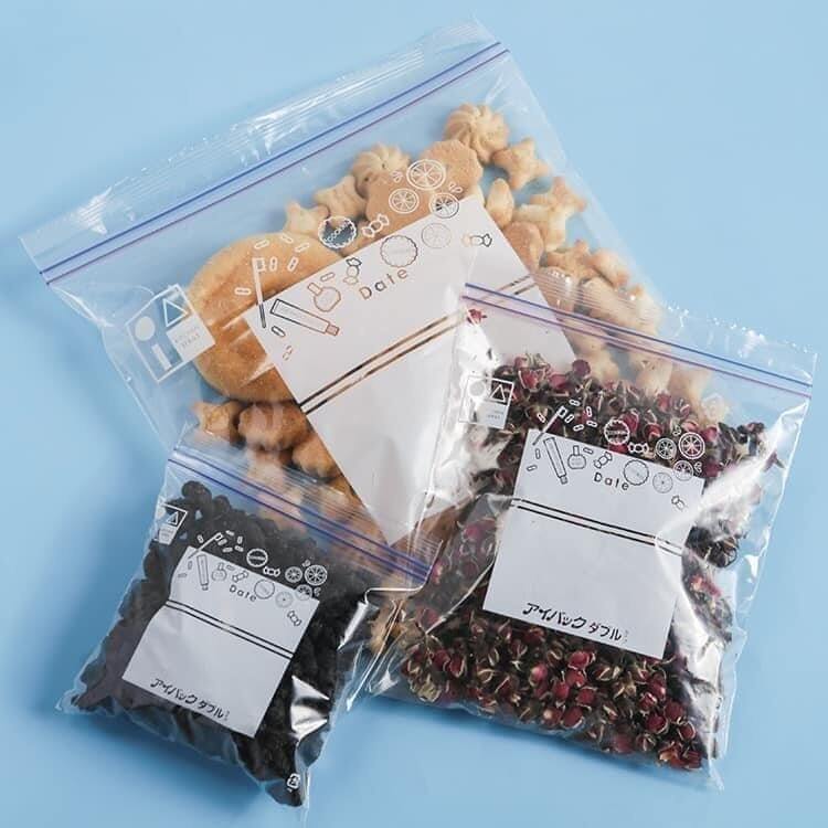Set 3 hộp túi zip đựng thực phẩm với 3 kích thước dễ sử dụng