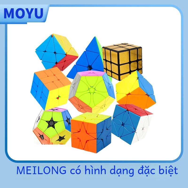 Moyu Meilong Hình Đặc Biệt Khối Tốc Độ Từ Tính 3X3X3 Xếp Hình Chuyên Nghiệp Fidget Đồ Chơi Skewb Pyraminx Dành Cho Mọi Lứa Tuổi