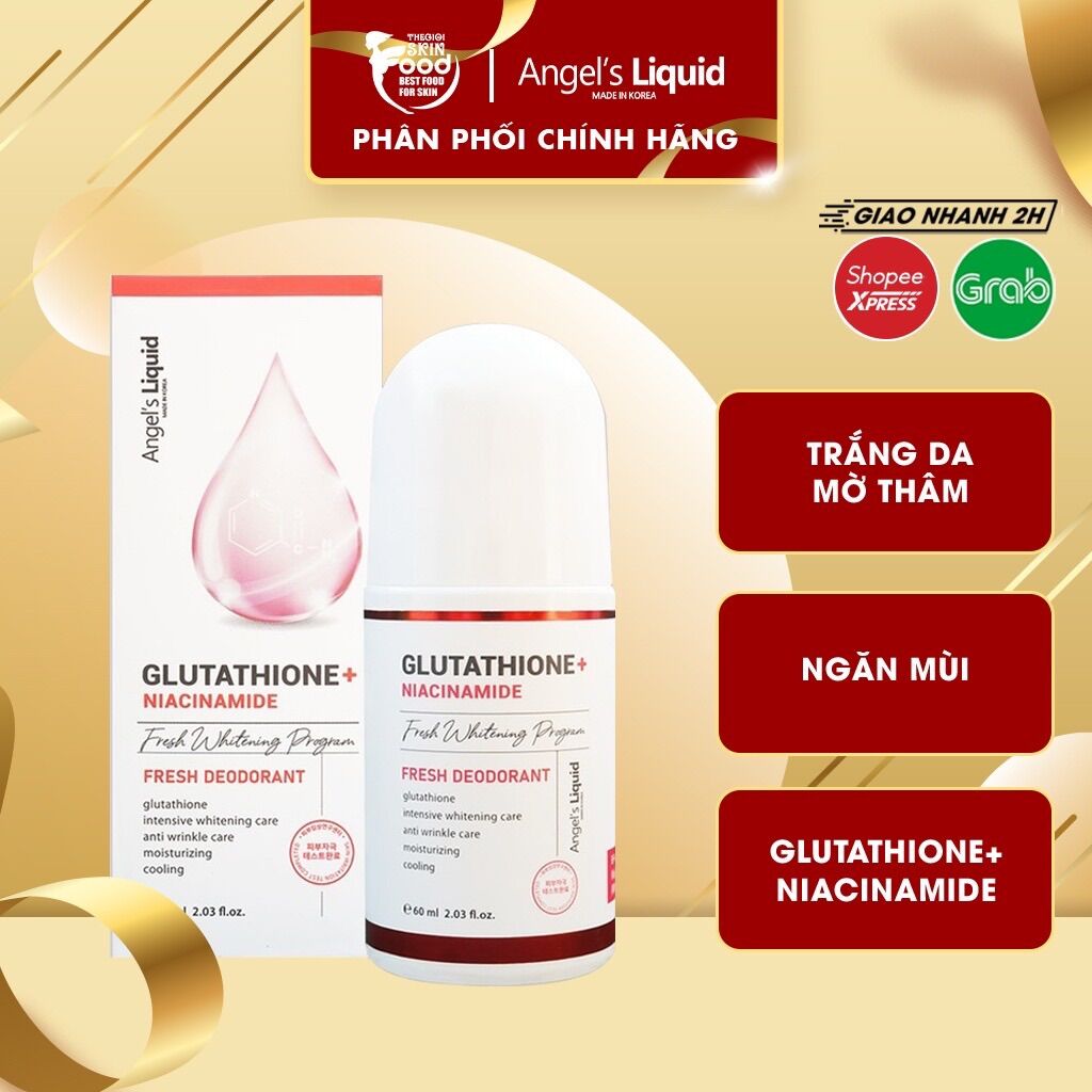 Lăn nách glutathione giảm thâm nách làm trắng da chuẩn chính hàng 100%