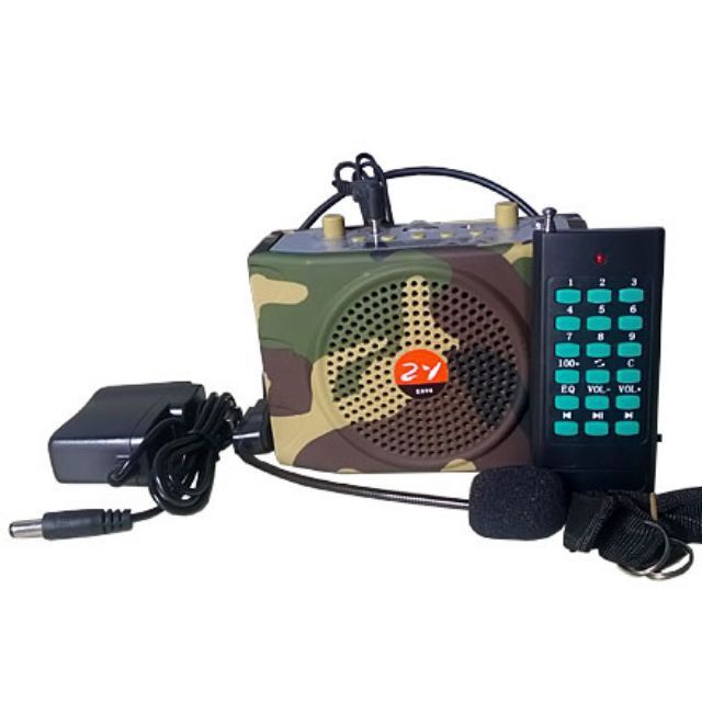 Loa trợ giảng Bẫy chim ZY-898 điều khiển từ xa Bảo hành 6 tháng đổi mới