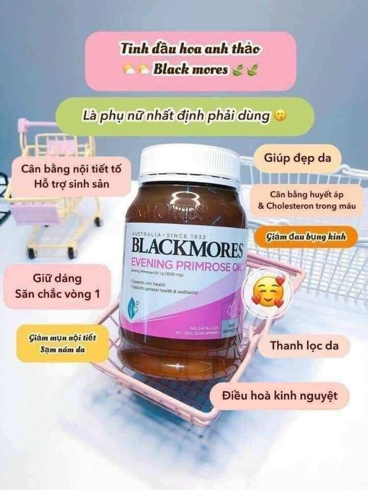 Viên uống hoa anh thảo blackmore's 190 viên