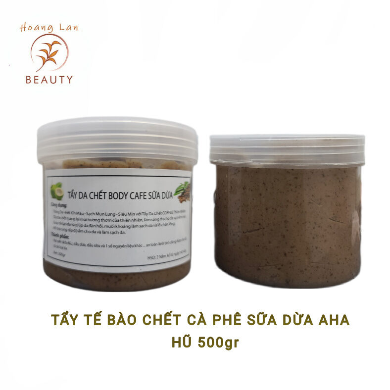 Tẩy tế bào chết sữa dừa hũ 500gr