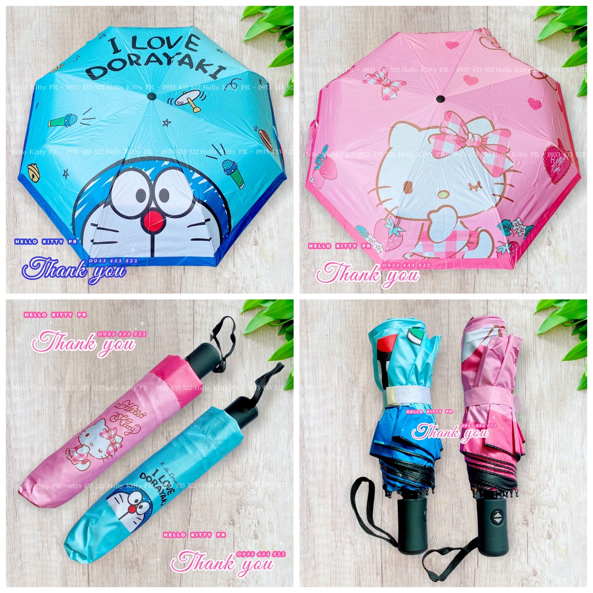 Ô dù Hello Kitty - Doremon Doraemon