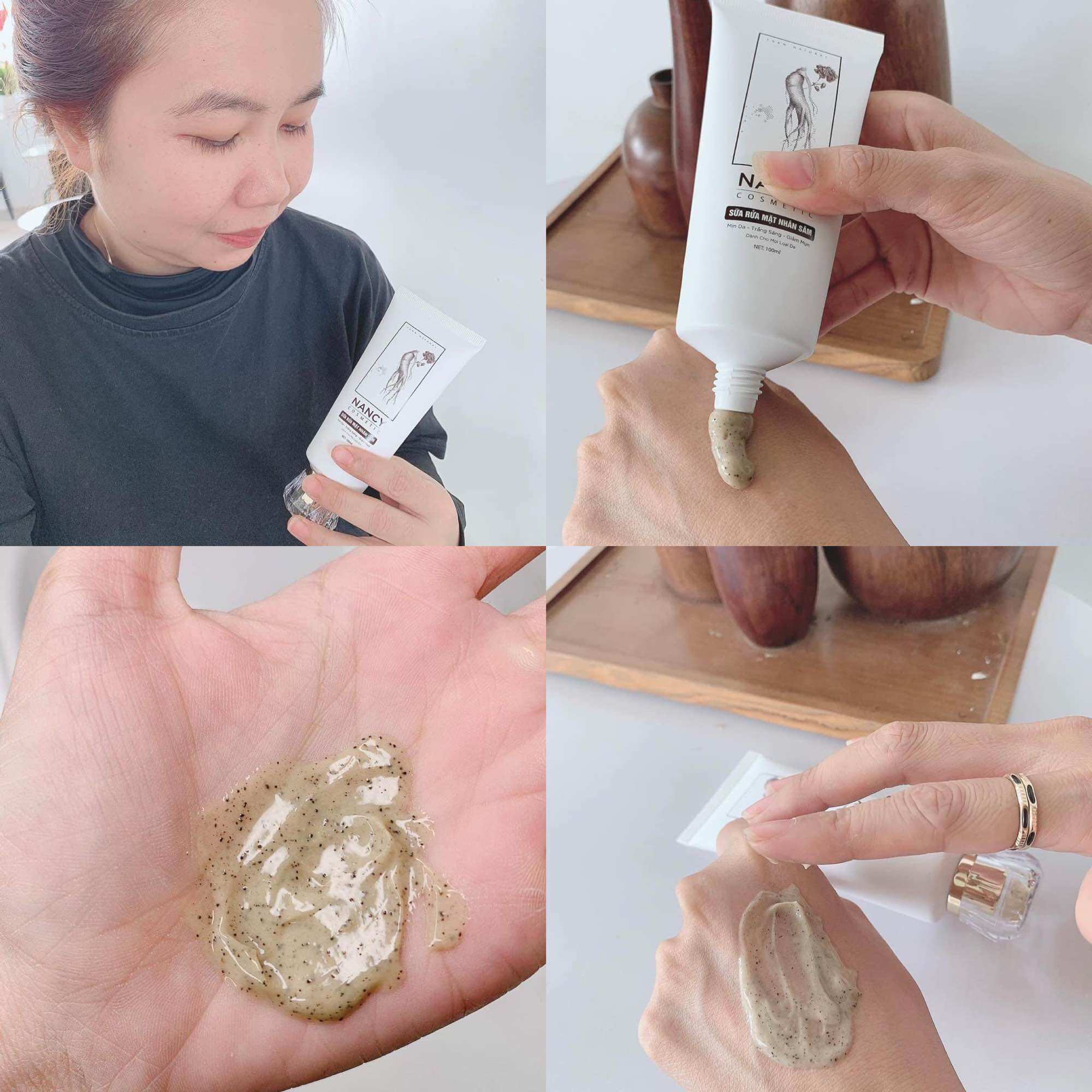 Sữa rửa mặt nhân sâm Đông Y NaCy - Tuýp 100ml