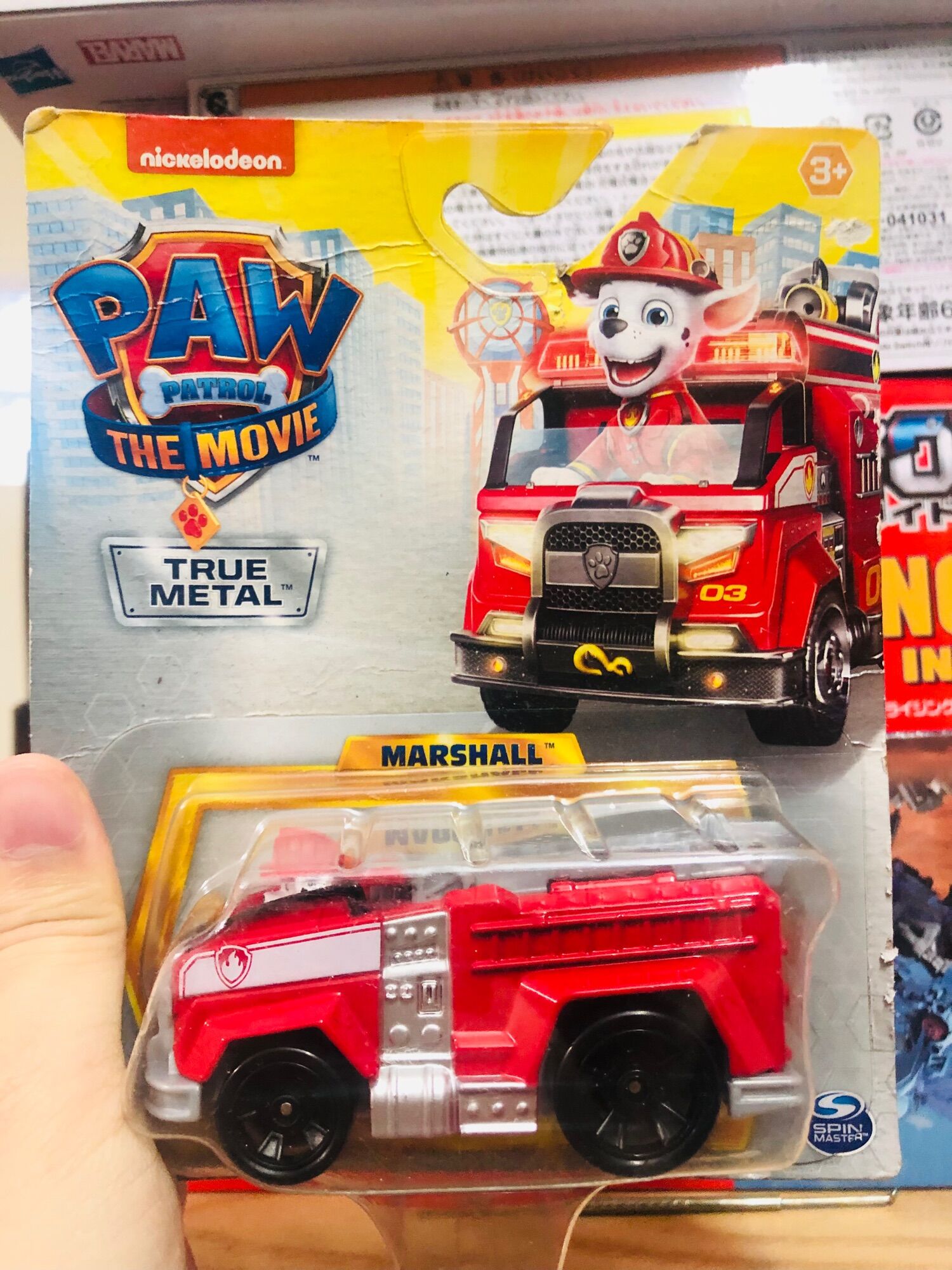 Đồ chơi Paw Patrol Xe cứu hoả Marshall bằng metal