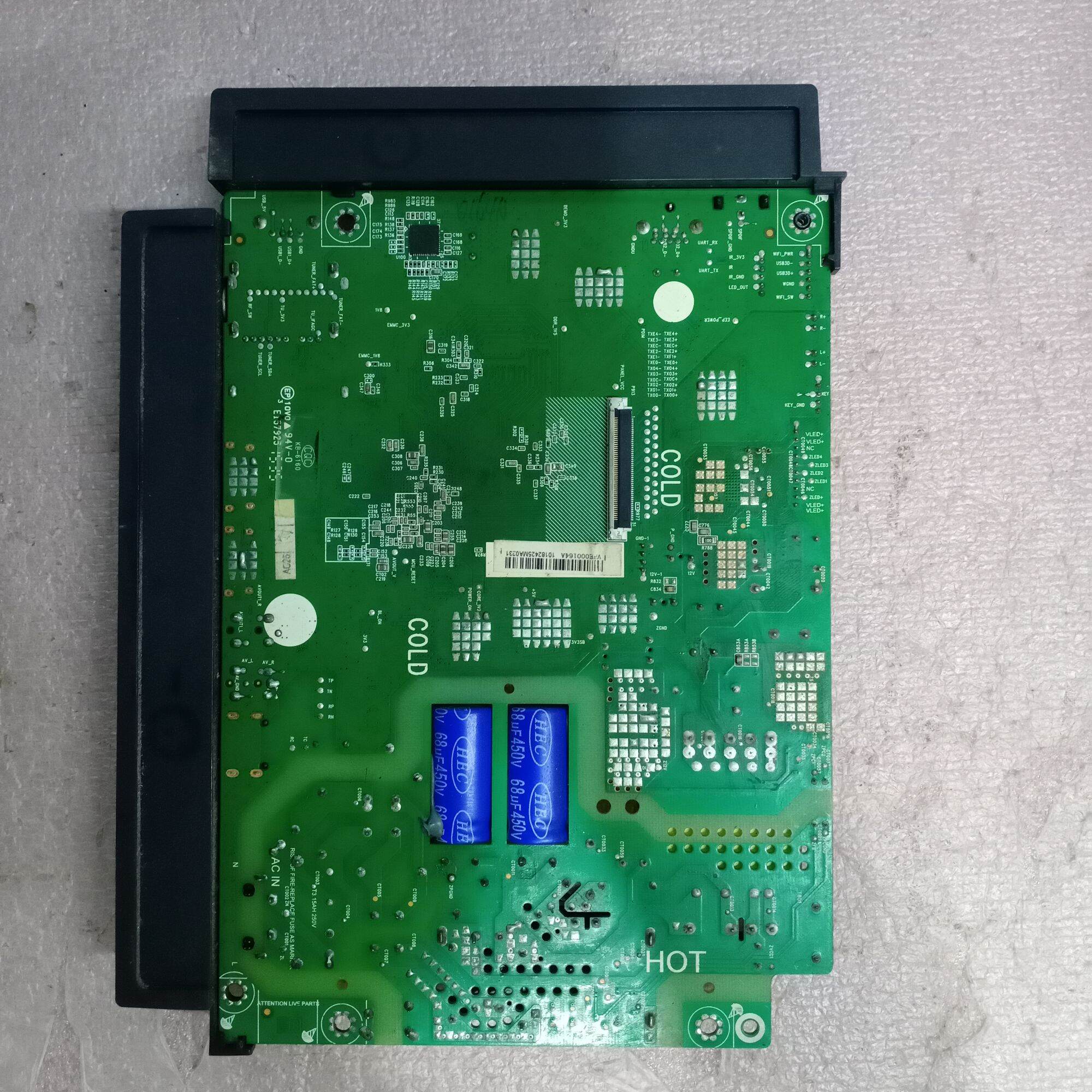 Bo mạch tivi TCL L40Z1, bo xử lý, khiển chung nguồn, main chính, chủ