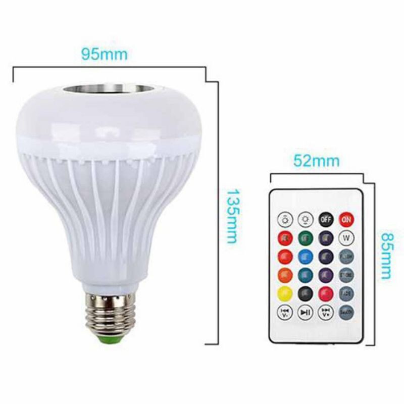 Loa Bluetooth kiêm bóng đèn đổi màu điều khiển từ xa
