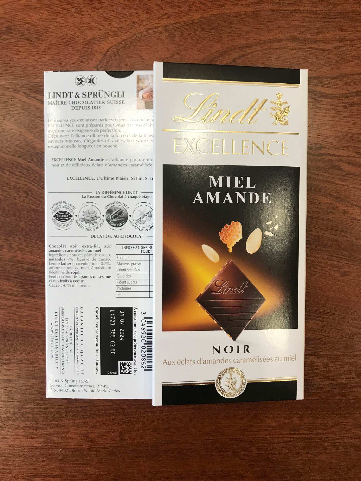 Sô-Cô-La Đen Các Vị LINDT EXCELLENCE (🇫🇷Pháp)