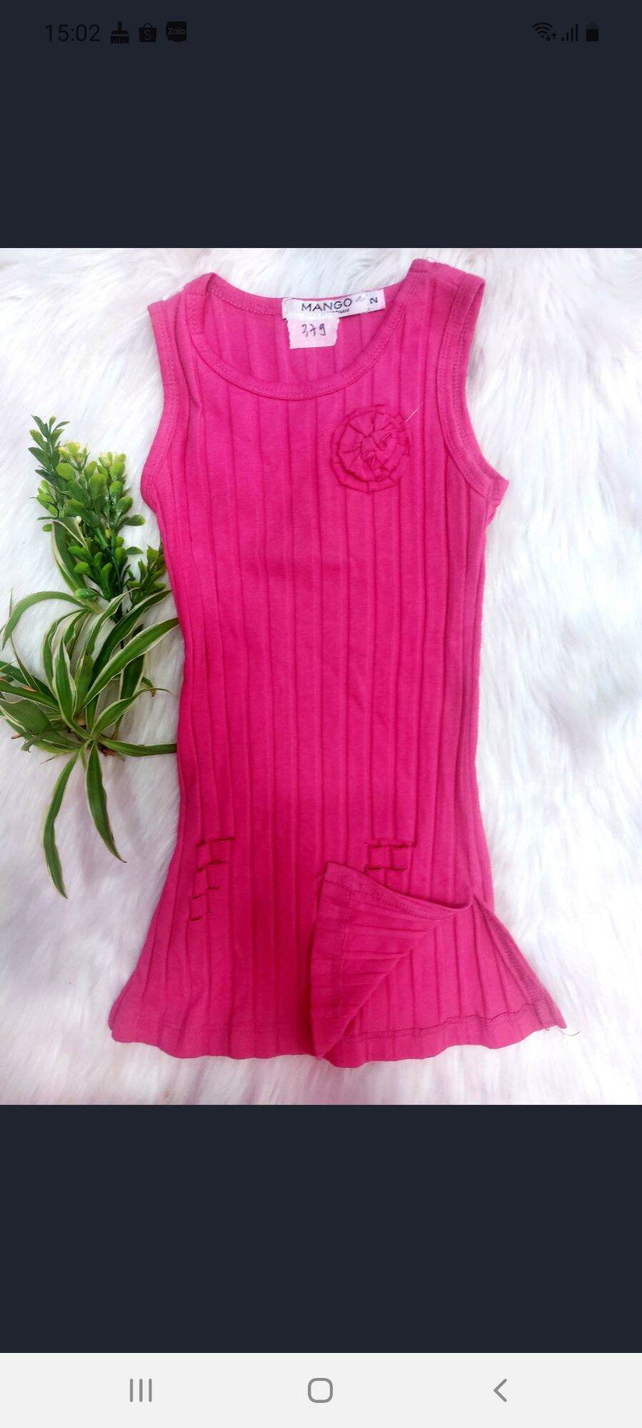 Đầm body thun cho bé 10_12kg