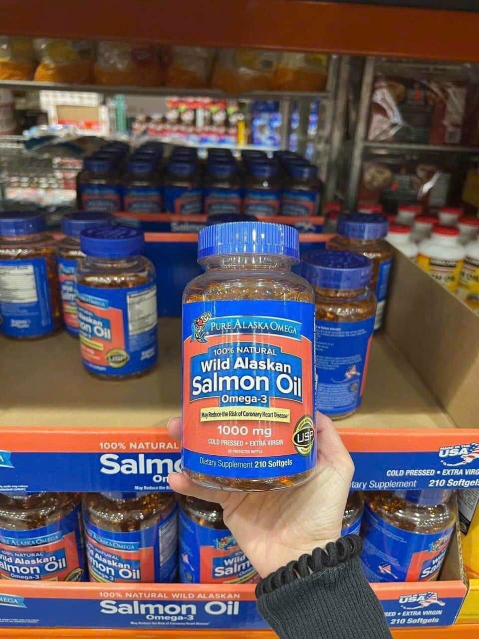 Viên dầu cá omega 3-6-9/fish oil 300v nature made/salmon oil 210v