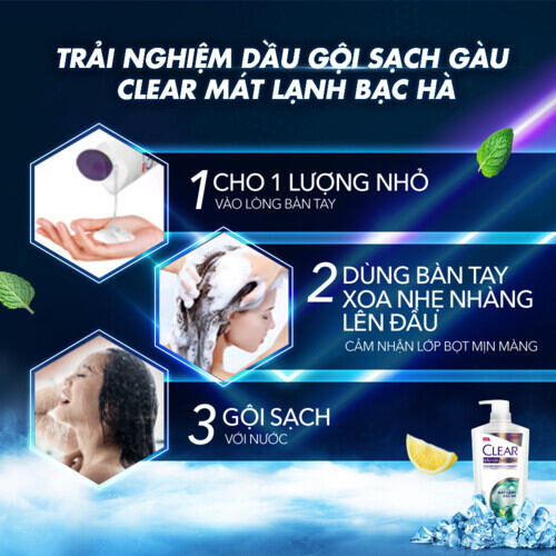 DẦU GỘI ĐẦU CLEAR BẠC HÀ 1.4KG