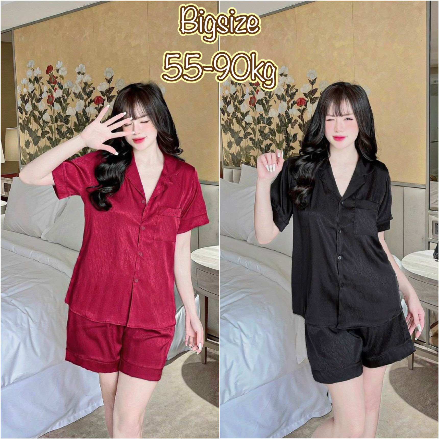 Đồ bộ lụa tiểu thư cao cấp - chất vải mát