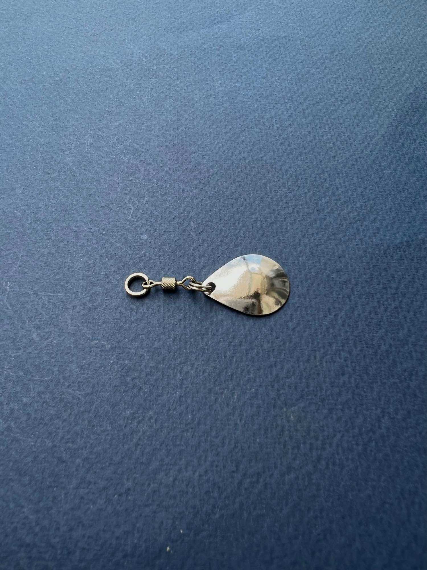 Thìa gắn nhái hơi 1,5x1,2cm, thìa đôi nhái giả thu hút cá săn mồi