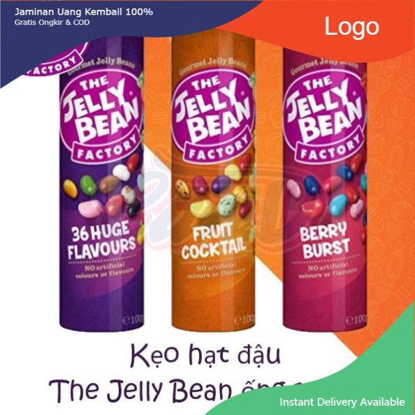 Kẹo hạt đậu The Jelly Bean ống 100gr