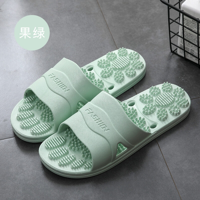 Dép đi trong nhà massage dép đi trong nhà mát xa chân đế chân tắm chống trượt cặp đôi đi trong nhà mùa hè cho nữ nam mùa hè