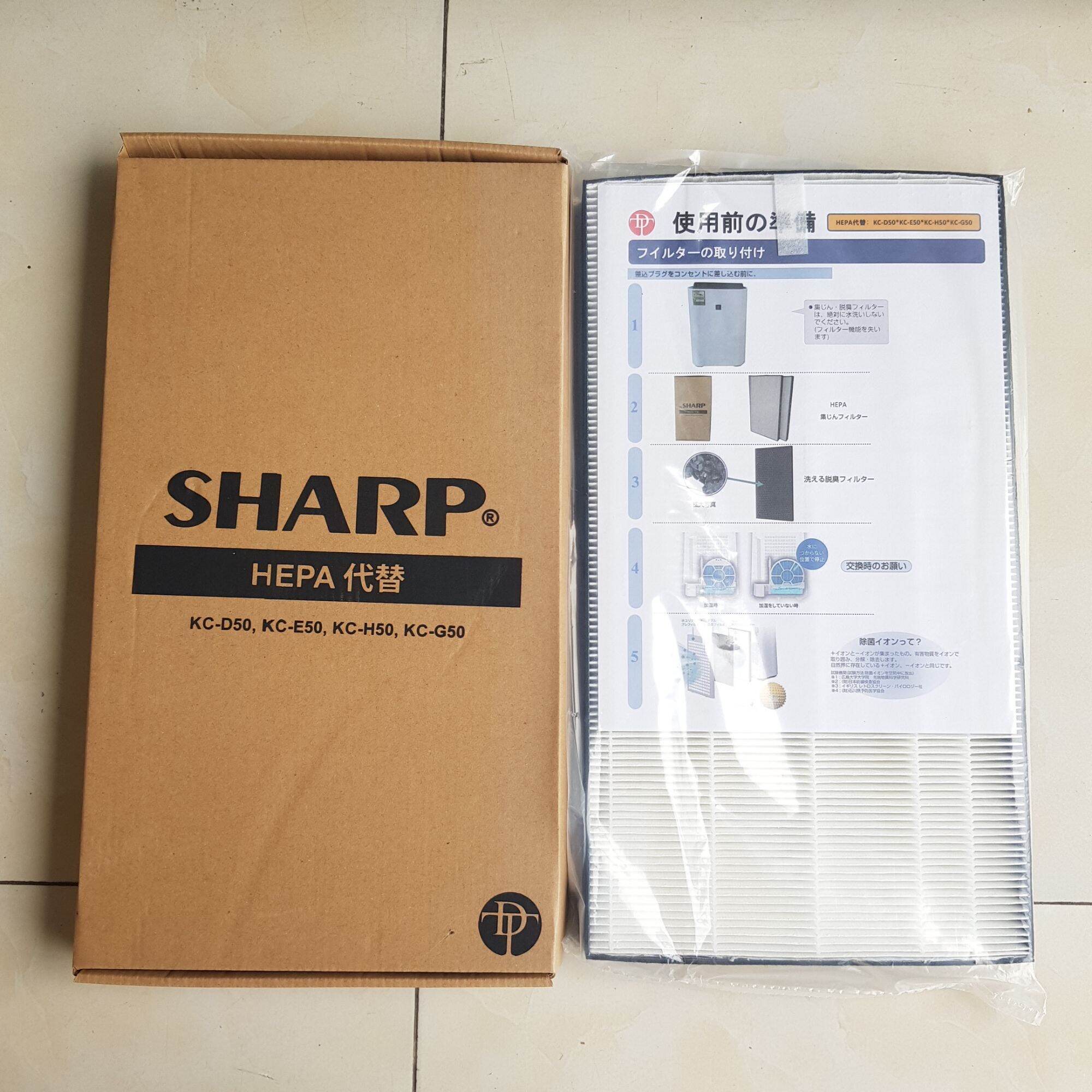 (Loại 1 ) Màng lọc không khí Sharp màng hepa màng than sharp KC D E F G H I J K 40 50