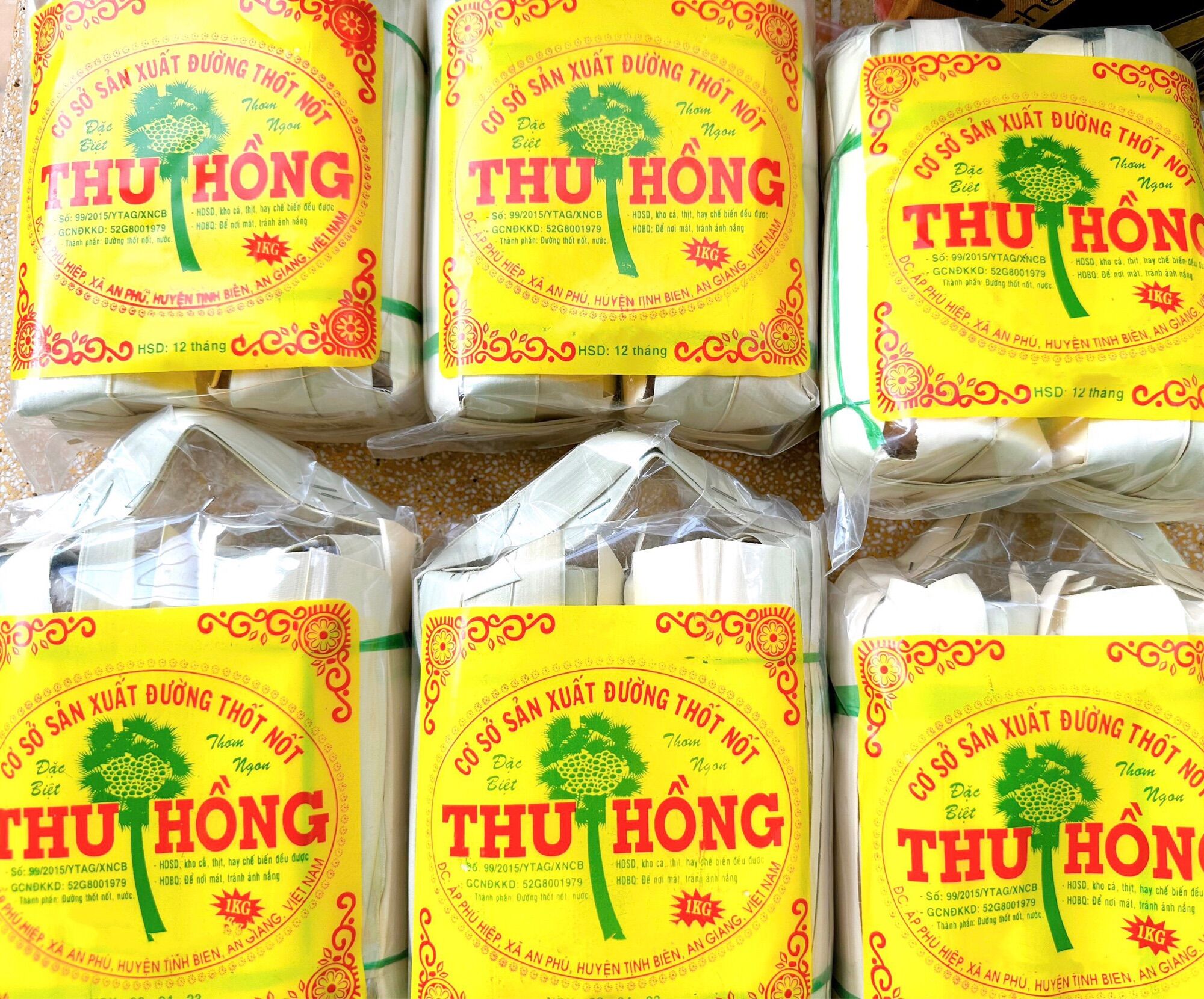 1kg đường thốt nốt thu hồng