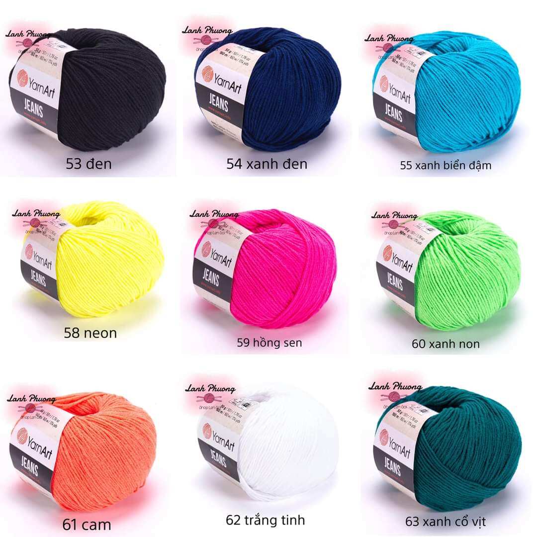 Len Jeans Art Thổ Nhĩ Kỳ 50gr