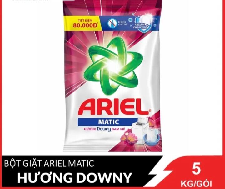 Bột Giặt Ariel Downy Đam Mê 5Kg