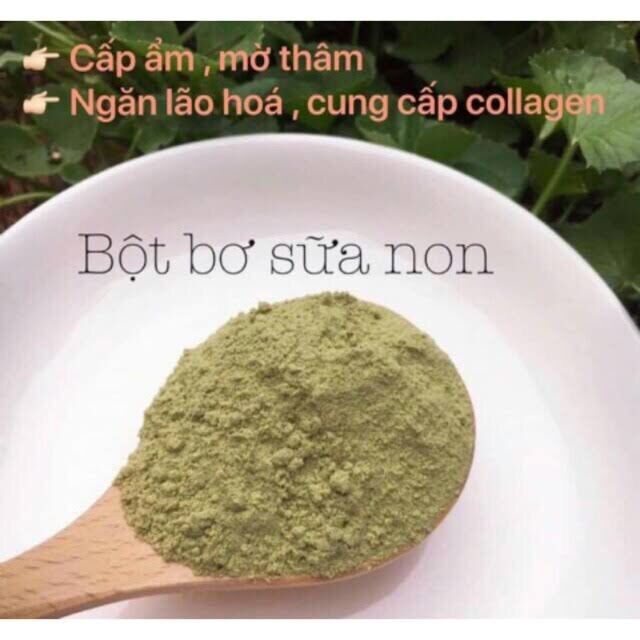Bột trái bơ đắp mặt nạ dưỡng trắng chống lão hoá nguyên chất.