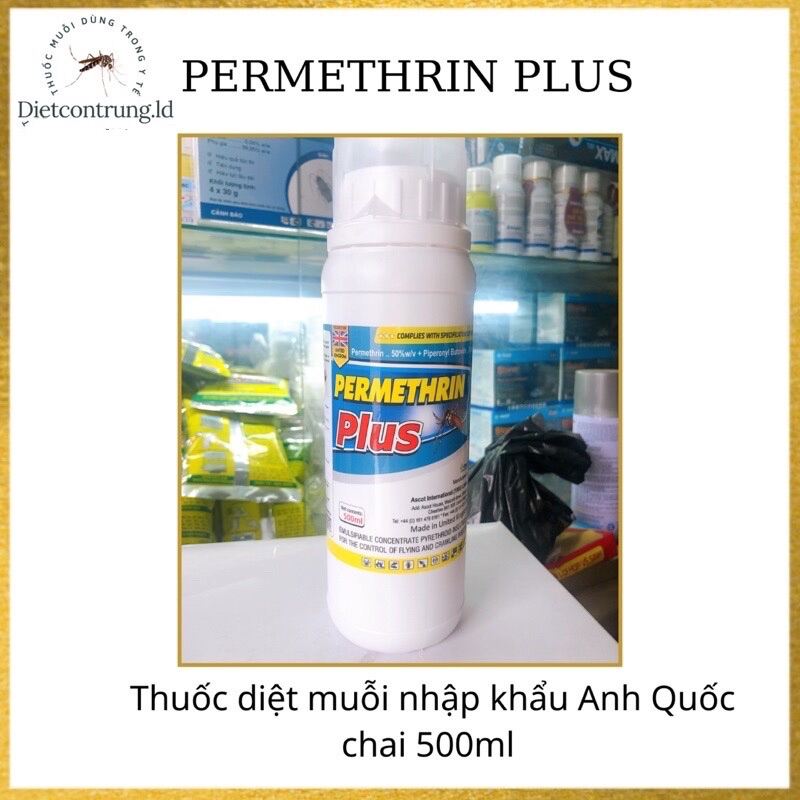 PERMETHRIN PLUS - 500ml / thuốc diệt côn trùng nhập khẩu Anh