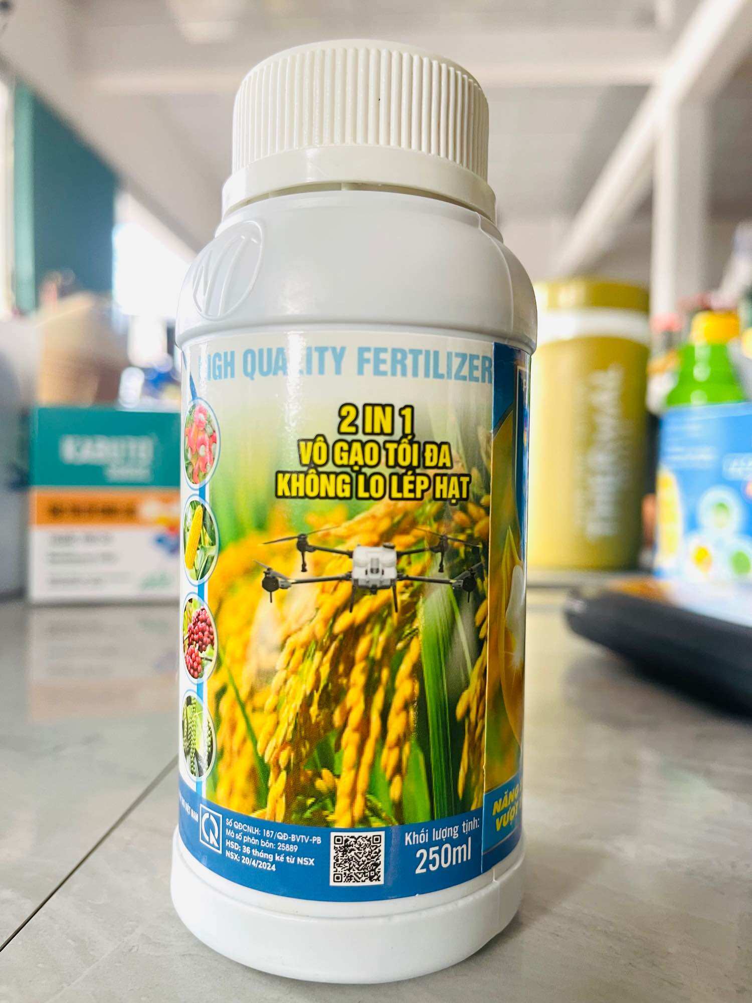 Phân bón Siêu vô gạo ORGANIC BIO ALLICIN chai 250ml