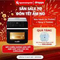 Nồi chiên không dầu kết hợp hấp Magic Eco S12
