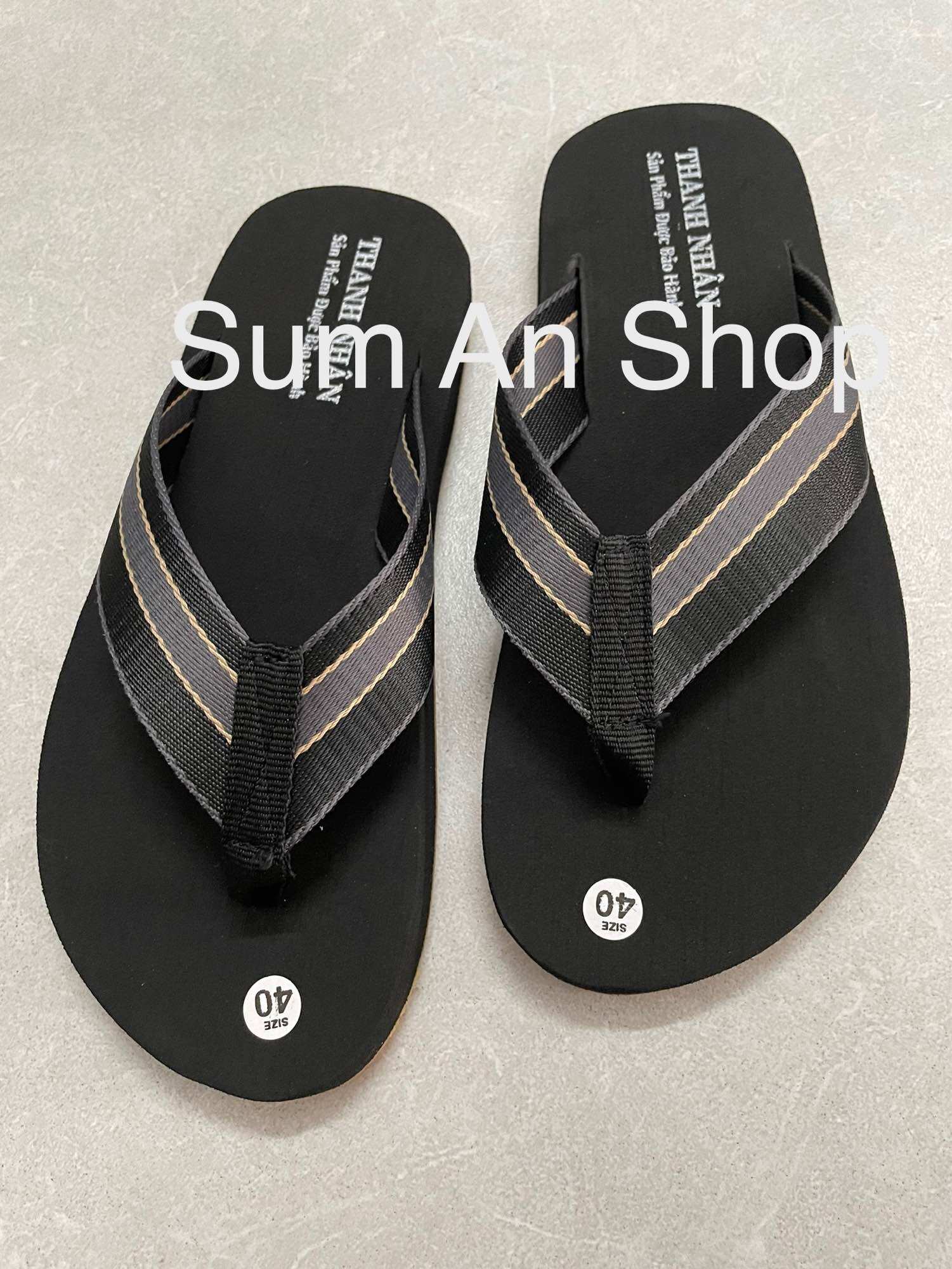 Dép kẹp tông lê xốp đặt quai dù Nam có đế chống trơn trượt có size 43