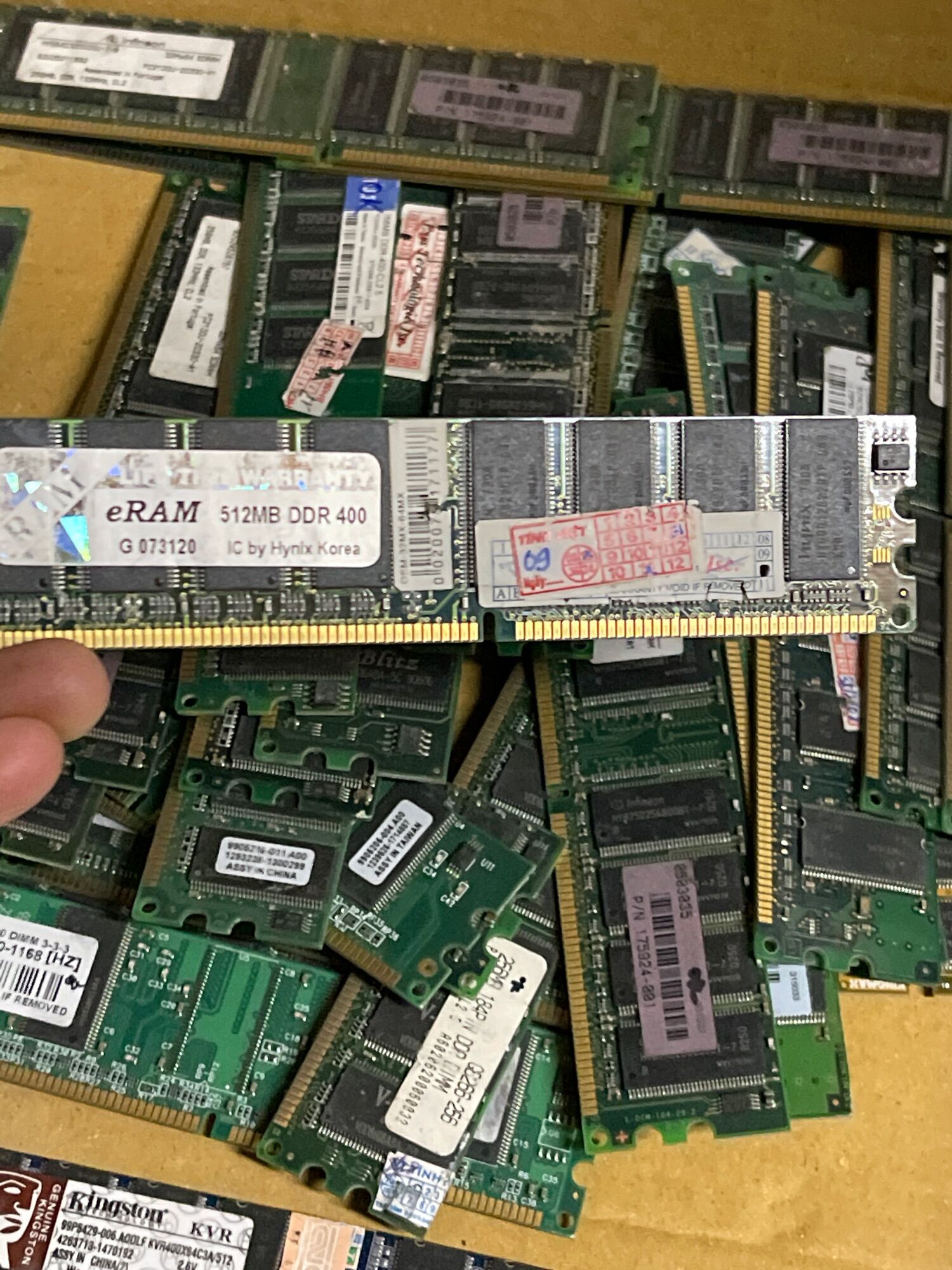 DDR1 copier Ram 512m bus 266 / 333 / 400