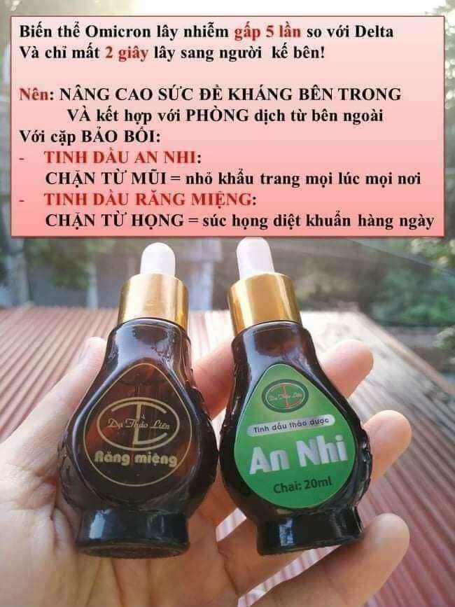 Tinh dầu răng miệng Dạ Thảo Liên