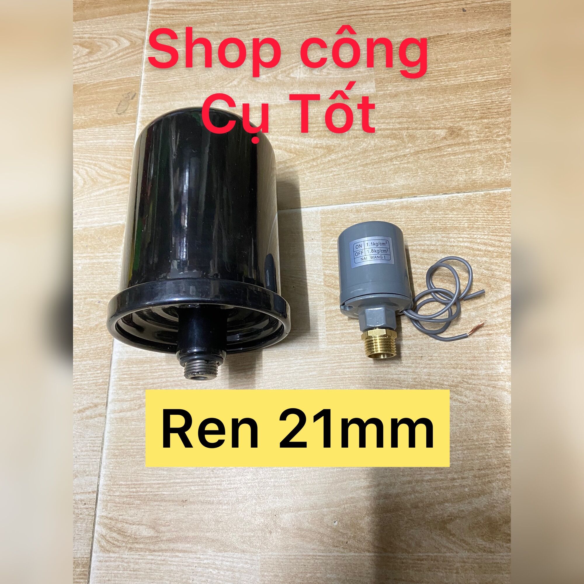 Rơ le hoặc bình áp lắp cho máy bơm tăng áp - chọn mã sản phẩm