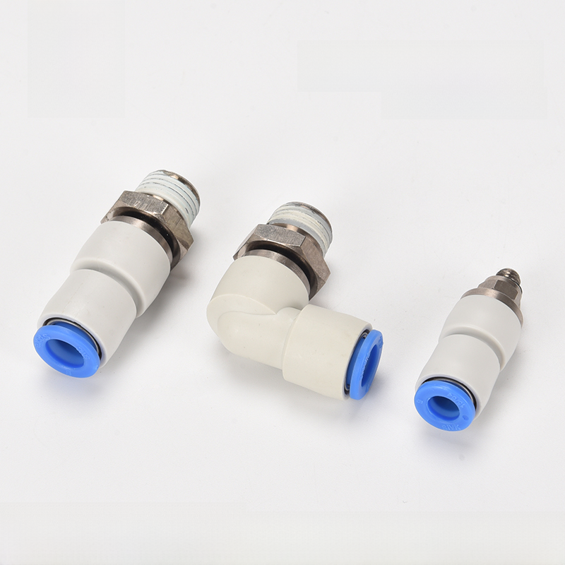 Đầu Nối Ống Khí Xoay 360 Độ Tốc Độ Cao Đầu Nối Khớp Đa Năng Bằng Khí Nén Loại Smc Ksh/ksl04-m5/1 Lắp