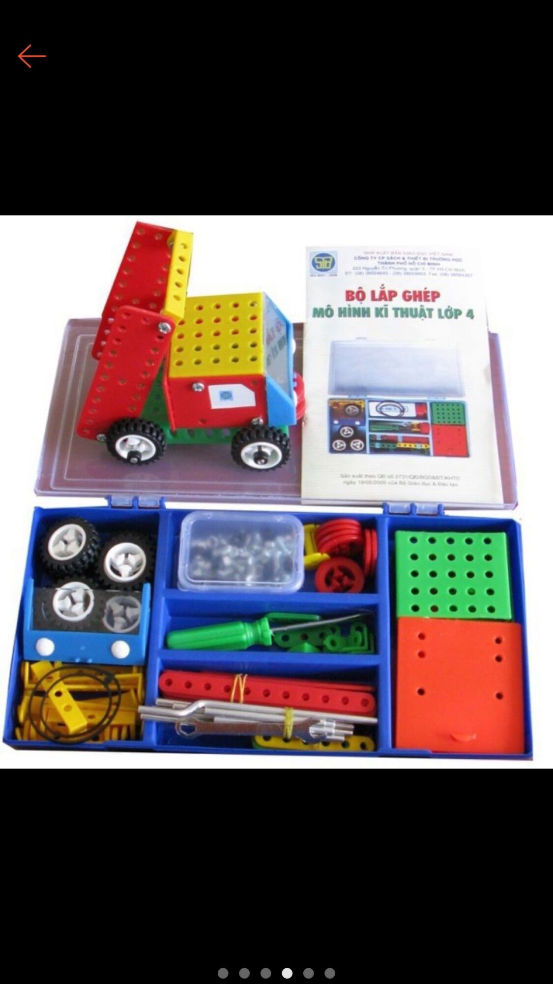Bộ lắp ghép mô hình kỹ thuật lớp 4