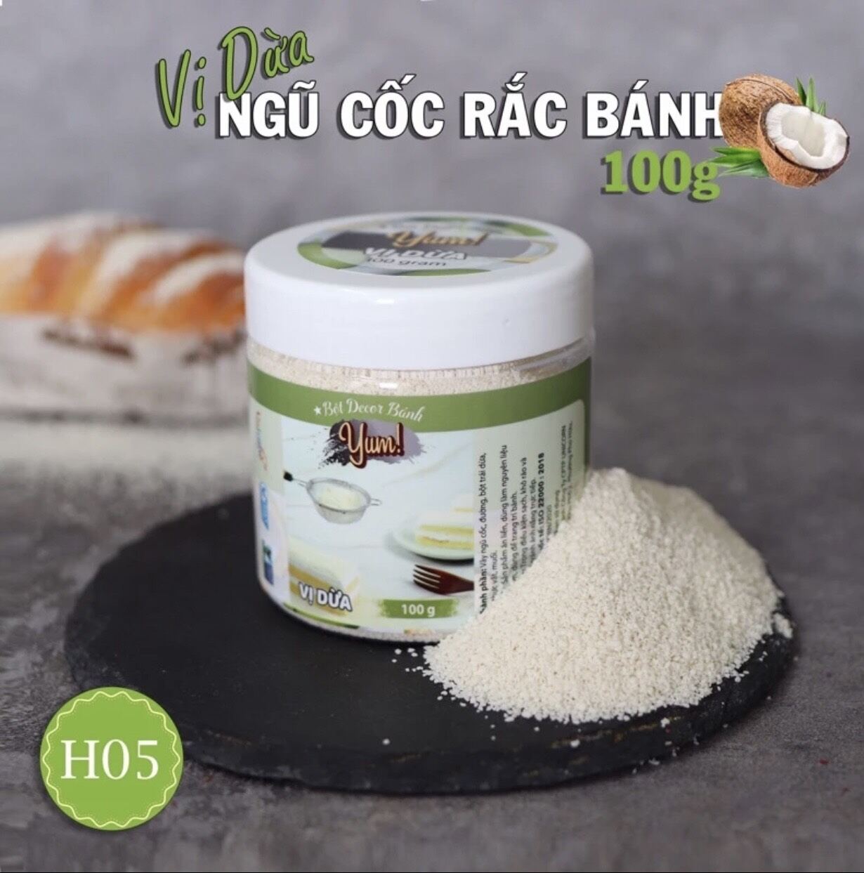 Bột rắc bánh yum vị🥥🥥 dừa 🥥🥥