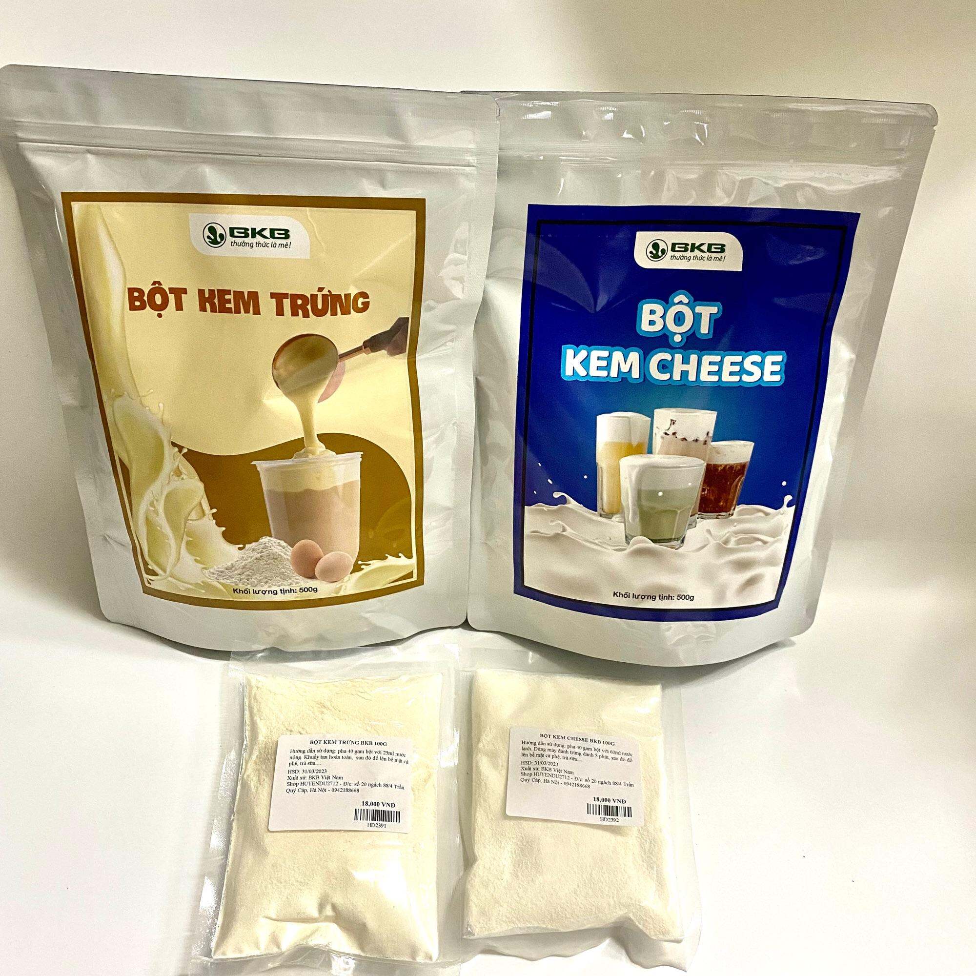 Bột kem trứng, bột kem chesse BKB 100g