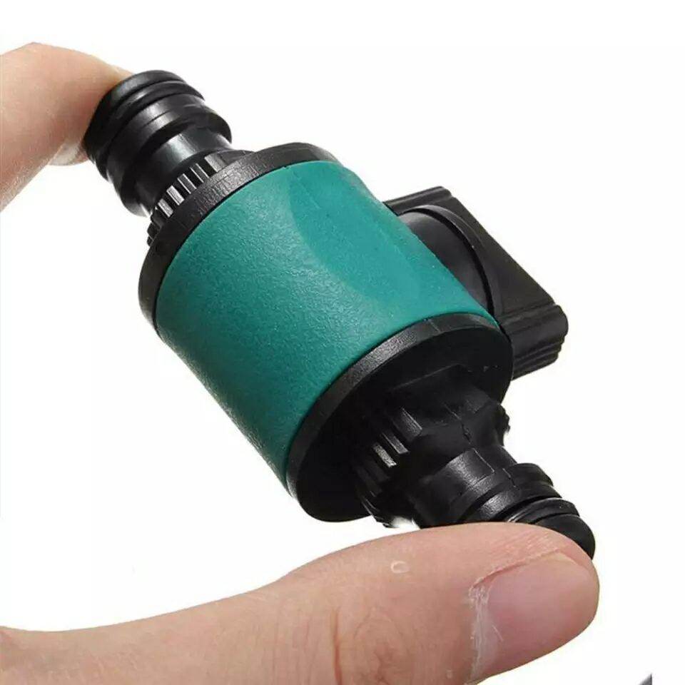 Cút nối nước nhanh 2 đầu đực có khoá, dùng nối 2 đầu ống nước mềm