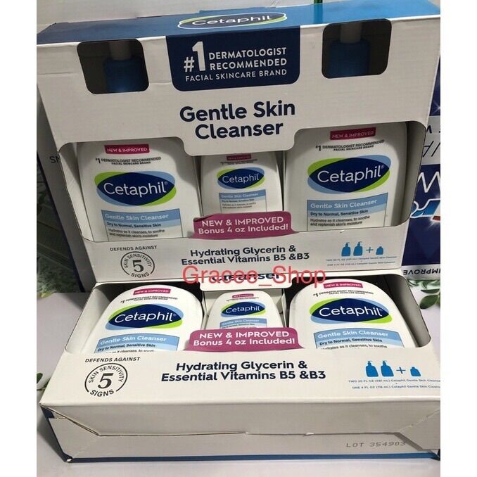 Sữa rửa mặt cetaphil gentle skin cleanser 118ml - 591ml nội địa mỹ